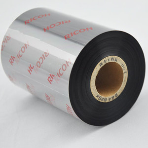 定制尺寸黑色增强理光热敏打印机碳墨带树脂B110A - Product Image 2