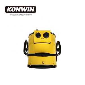 KONWIN พัดลมขนาด5000วัตต์แบบพกพา,เครื่องทำความร้อนสำหรับพื้นที่อุตสาหกรรมแบบบังคับพร้อมตัวควบคุมอุณหภูมิแบบปรับได้และระบบป้องกันความร้อนสูงเกินไป I - Product Image 3
