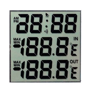 OEM su ordinazione di formato 7 segment display lcd modello TN HTN STN FSTN VA
