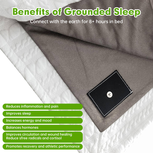 Couverture de mise à la terre conductrice écologique certifiée CE Anti-anxiété Réduction de l'inflammation Concepteur solide pour avion Vente en gros - Product Image 5