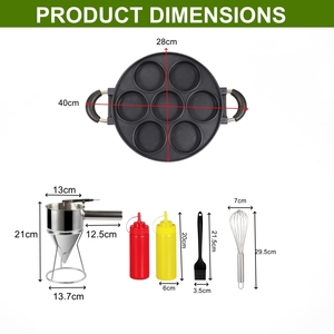 Pre-Seasoned Baking Tool Cake Baking Mold Maker Pan for Biscuits, <strong>Bake</strong> Muffins With Multi-functional <strong>Bake</strong> Tools - Product Image 2