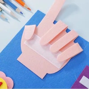 Contar números de dedo de Aprendizaje Temprano Juguete de matemáticas Niños pequeños Inteligencia Desarrollar fieltro tablero ocupado juguetes montessori - Product Image 5