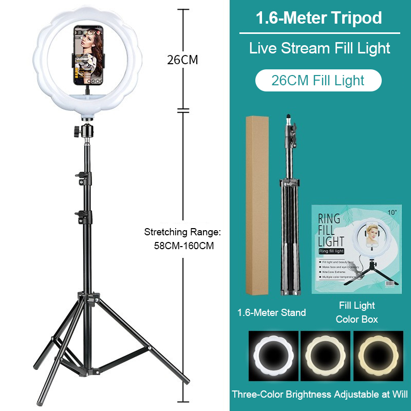 Lampe d'appoint florale avec pied d'éclairage de 1,6 m