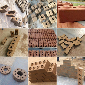 Pequeña máquina de fabricación de ladrillos de tierra comprimida de arcilla de enclavamiento Manual, máquina de ladrillos y bloques de construcción - Product Image 5
