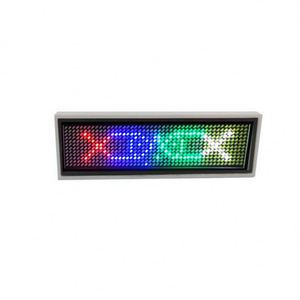 Elettronica a scorrimento LED nome Badge Digital Running Text Led Screen Badge USB ricaricabile LED nome Tag con Pin e magnete - Product Image 6