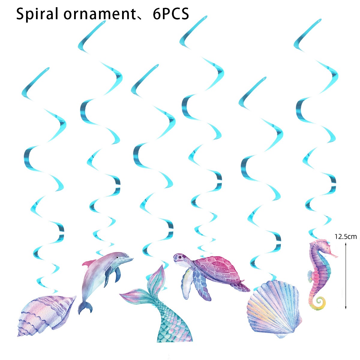 Ornement spirale violet