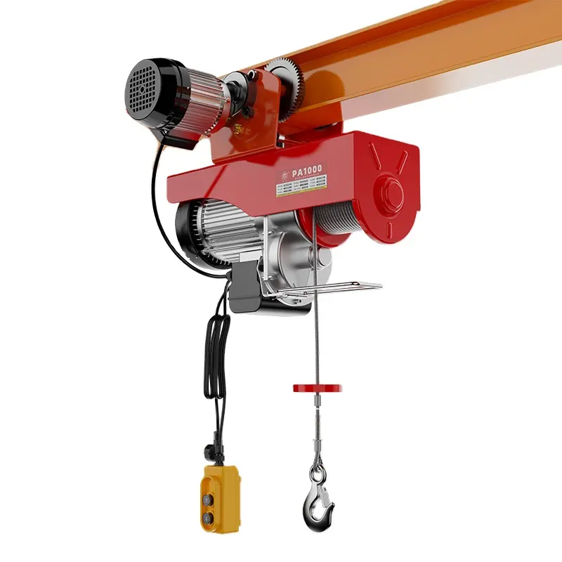 220 volt portable PA series electric overhead small crane for lifting