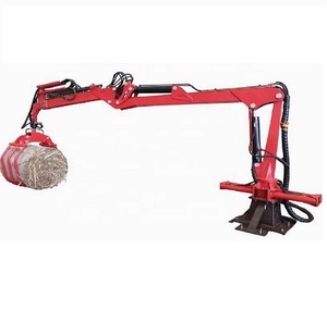 Grúa forestal RIMA con cargador de troncos de pinza para maquinaria forestal de tractor
