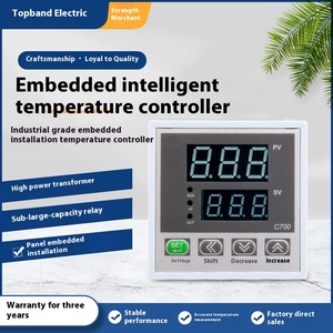 Instrumento de control de temperatura con pantalla digital PID, controlador de temperatura integrado para temperatura de máquina de embalaje inteligente - Product Image 2