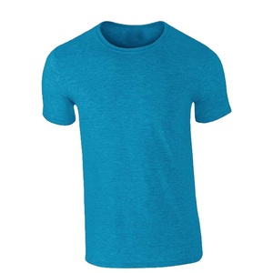 RPET 40% リサイクルポリエステルと60% コットンTシャツあなたのロゴ入りサマーウェア通気性tシャツDTF & DGTプリント