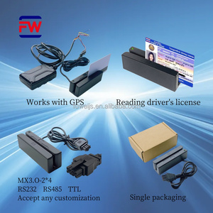 TTLミニ磁気ストライプカードリーダーMX3.0 2 * 4Pプログラム可能なデータカスタマイズ可能なインターフェイス - Product Image 2