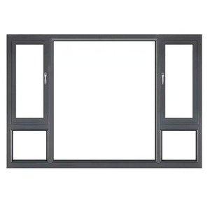 Modernes Design Aluminium fenster im Freien Schall dichte Funktion Feste offene Edelstahl-Rollo Wohnzimmer - Product Image 2