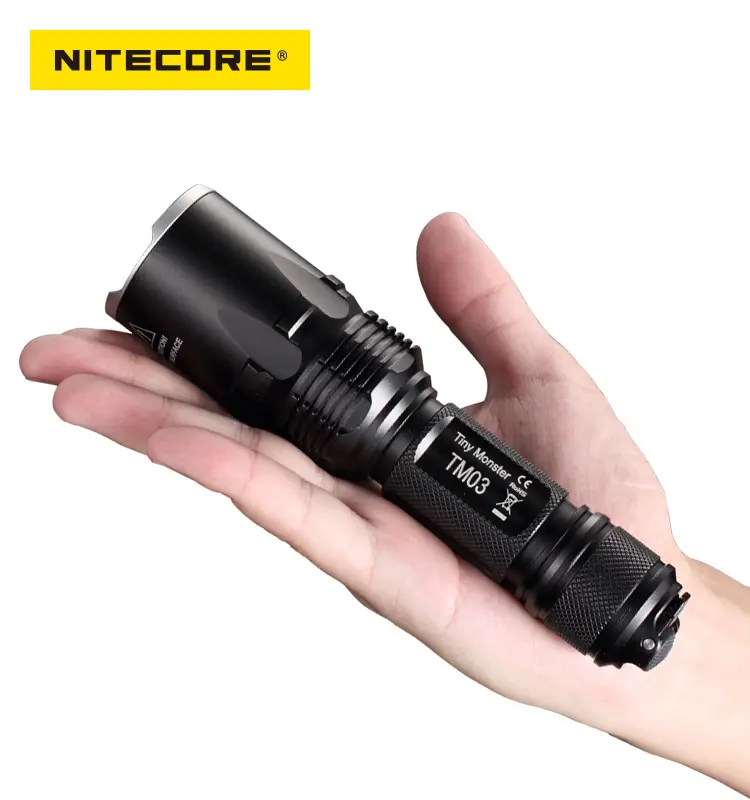 NITECORE TM03 Bảo Hành 5 Năm 2800 Lumens TM03 Đèn Pin Công Tắc Kép Và Chế Độ Kép Mạnh Nhất Thế Giới 1X18650