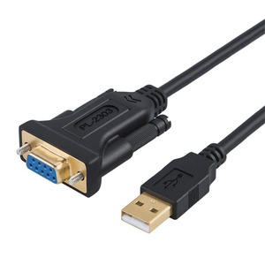 USB到RS232适配器，USB到DB9 Famale串行转换器电缆，用于Windows，Linux和Mac OS