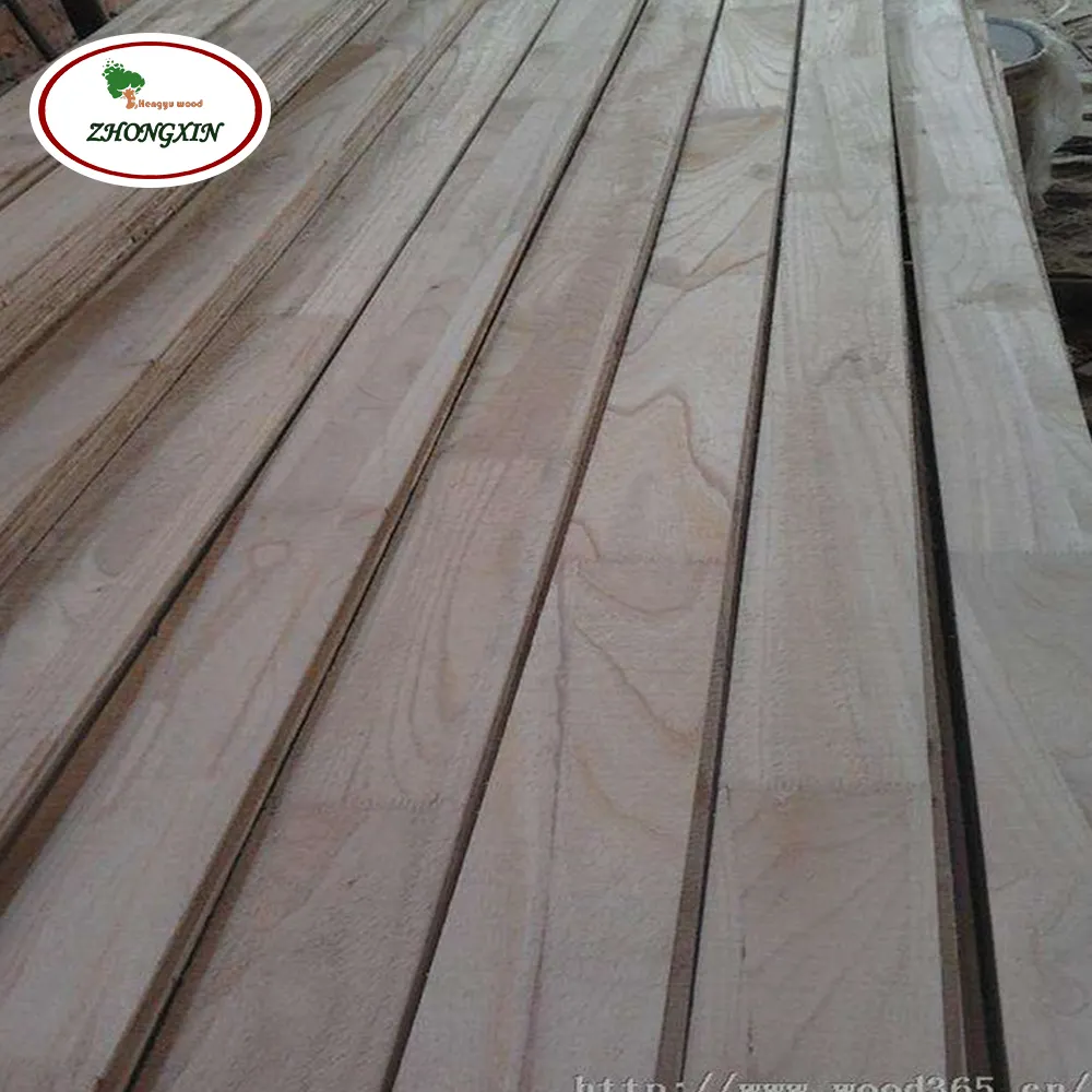 Paulownia Solid Wood Paulownia Rubber Wood Finger Joint Board