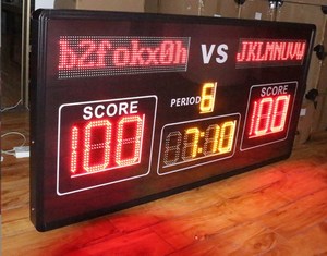 YIZHI 1.8メートル大画面サッカーコートトレーニングスコアリングLEDデジタル電子サッカースコアボードブラケットリモコン付き - Product Image 2