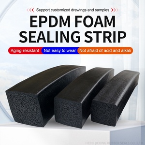 Alev geciktirici dikdörtgen kare sünger şerit <span class=keywords><strong>EPDM</strong></span> köpük kauçuk sızdırmazlık şeridi UV dayanıklı <span class=keywords><strong>Epdm</strong></span> sünger kauçuk sızdırmazlık şeridi - Product Image 2