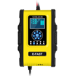 鉛酸及びリチウム電池用2V/24V 12A 7セグメント充電器-自動車用14.6Vディスプレイ - Product Image 1