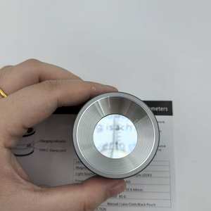 Lente de vidrio óptico K9 totalmente metálica, lupa de bolsillo LED 10x, Material ABS portátil para colección de evaluación de escritorio - Product Image 4