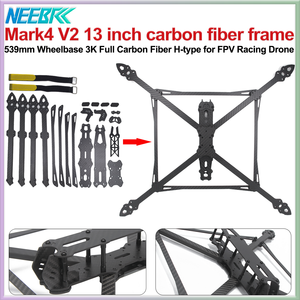 Mark4 Mark4 V2 13inch 540mm <strong>FPV</strong> Drone Carbon Fibre <strong>Frame</strong> for <strong>FPV</strong> Racing Drones RC Plane Quadcopter Traverser Freestyle DIY Parts - Product Image 6