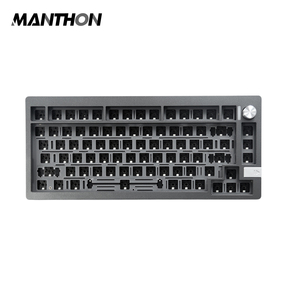 LMK81 Custom Mechanical Keyboard Kit 81 Tasten RGB-beleuchtete Gaming-Tastatur mit Knopf 2.4G Wireless Gaske Structure-Tastatur - Product Image 1
