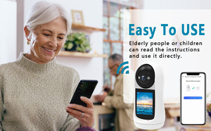 Nueva cámara de monitoreo inteligente con función de videollamada bidireccional y pantalla para monitoreo de ancianos y bebés en el hogar - Product Image 4