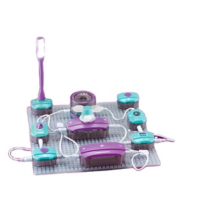Giocattoli fortunati scienza può principiante circuito stampato Kit elettronico con 80 esperimenti attività staminali giocattoli educativi scienza Kit - Product Image 1