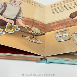 カスタムカラーリングハードカバーブックプリントサービスLibrosBaby Child Manga Children Story Hardcover Board Book Printing for Kids - Product Image 4