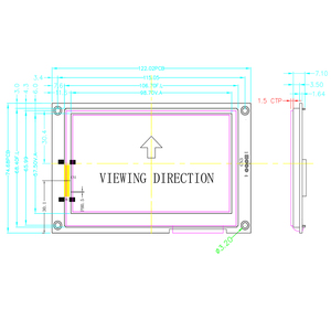 Módulo lcd de 4,3 pulgadas, 480 x RGB x 272, controlador RA8875, pantalla lcd tft con pantalla táctil capacitiva - Product Image 6