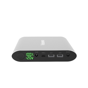 通用充电器聚合物电池电源组2 USB 40000毫安时12v输出铝制相机智能手表电源组 - Product Image 1