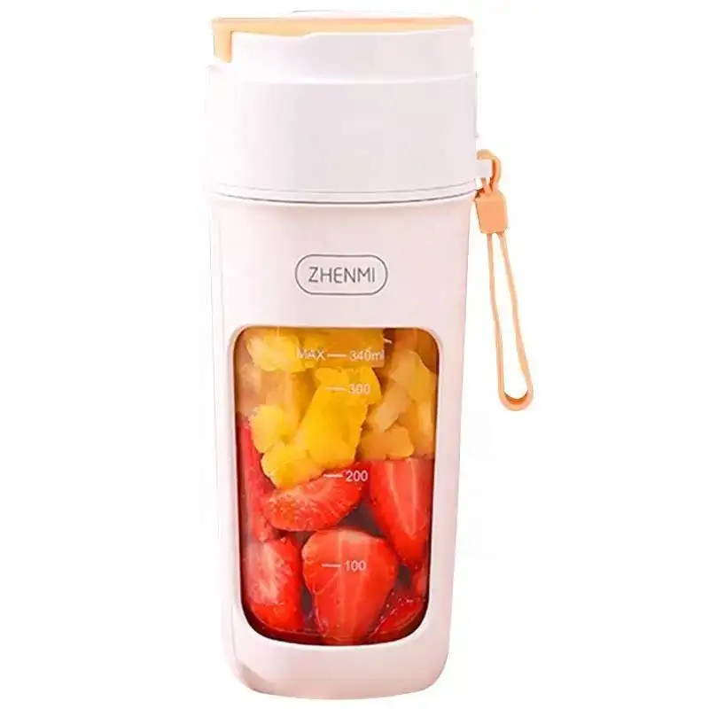 Mini Fresh Juicer Bottle With 8 Blades Food Grade Small Coffee Grinder Usb Rechargeable Handheld Portable Blenders And Juicers