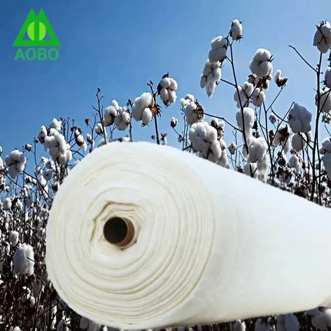 Produttore cinese certificato GOTS imbottitura in morbido cotone naturale per trapunte artigianali e arti indossabili