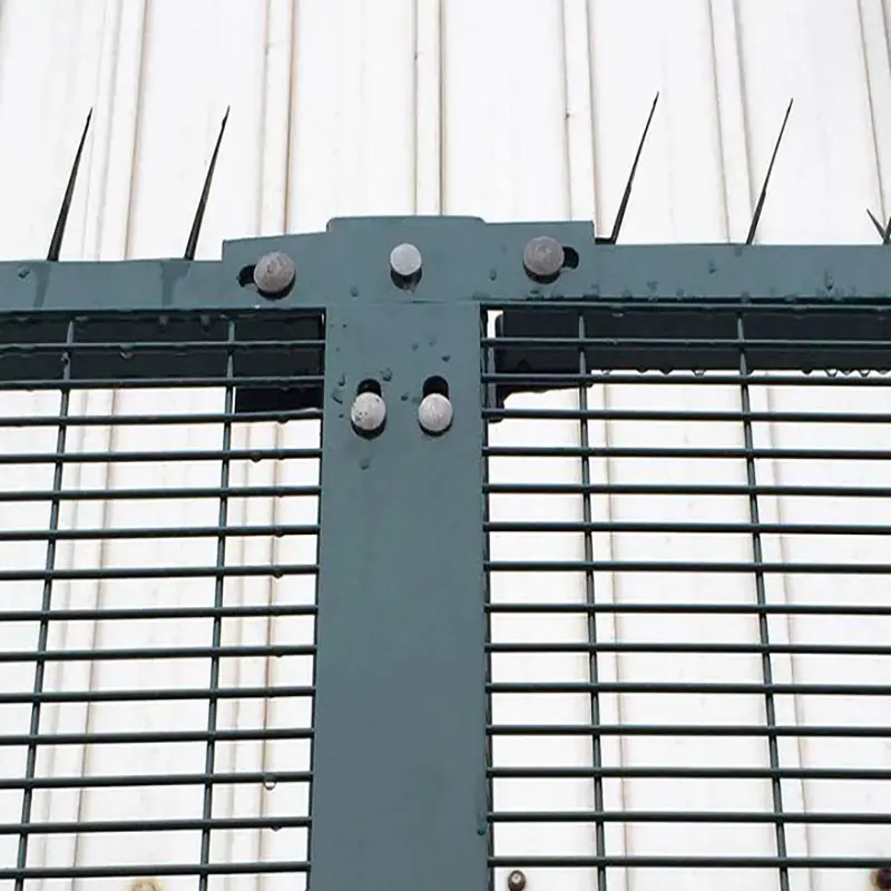 רכבת שדה תעופה כלא גדר אבטחה 3D זווית צפייה גבוהה אבטחה גבוהה רשת צמודה 358 גדר רשת בצפיפות גבוהה