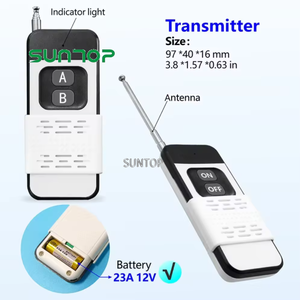 Universal 433 Mhz Wireless <strong>RF</strong> Remote Control <strong>Transmitter</strong> 1000m 1527 Learning Code <strong>Long</strong> Distance Battery Included