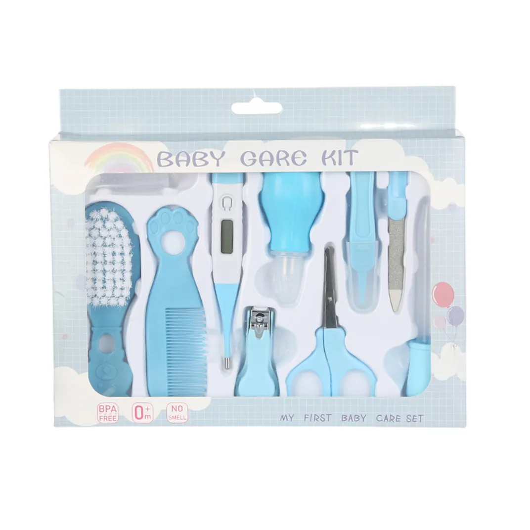 Veiligheid Producten 10Pcs Baby Haar Borstel Kam Nail Grooming Kit Baby Care Kit