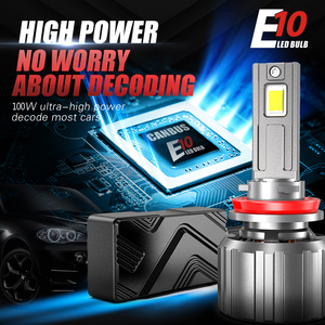 Xenplus E10 Hb3 9005 Led ampul far 200W 48000Lm Hb4 9006 Led Canbus hiçbir hata Led far ampulü - Product Image 6