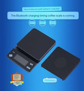 APP Electric 3KG/0,1g Touchscreen-Waage Gesunde Diät konditionierung und Fett reduzierung mit Countdown-Timer zum Aufladen von Kaffee und Küche - Product Image 4