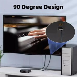 DisplayPort Coaxial de par trenzado 4K 60Hz para Cable HDMI, chaqueta de PVC, transmisión de vídeo Compatible para monitores de ordenador, proyector - Product Image 4