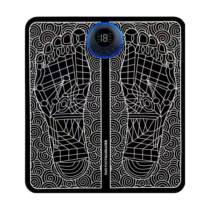 Mais populares Electric Ems Intelligent Acupressure Foot Massage Simulator Micro Current Sole Massage Pad Massagem nos pés