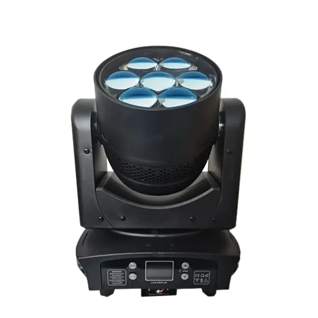 Mgolightiing 7*40W Zoom Led Moving Light Voor Disco Party Club Bar Dj Show Podiumverlichting Met Afstandsbediening