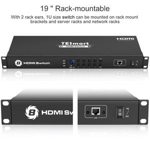 TESmart-interruptor HDMI de 8 puertos, 4K, 30Hz, compatible con Panel frontal, botones, señales IR, Control RS232, Detección automática, Selector de vídeo - Product Image 2