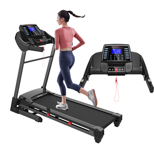Treadmoinho para academia, dobrável, para corrida e caminhada, exercício de corrida, com 12 programas de preset, montagem fácil
