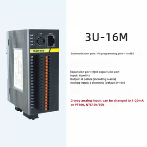 Scheda industriale programmabile con controller plc compatibile con mitMitsubishi fx3u con uscita analogica a impulsi 100K 3U-16 - Product Image 4