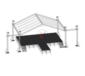 Популярный производитель, алюминиевый экран, ТРАМ, динамик, подъемная линейная решетка, стеклянная ступень для продажи - Product Image 2