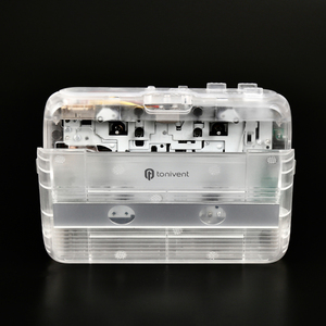 透明外壳蓝牙盒式录音机便携式独立蓝牙盒式录音机MP3播放器调频收音机发射机 - Product Image 5