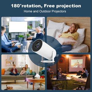 Werkseitiger tragbarer 4K HD HY300 Plus Smart Mini Home-Projektor mit Game controller für Heimkino - Product Image 6