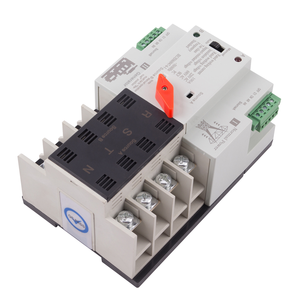 100A 220V Mini ATS otomatik Transfer anahtarı elektrik seçici anahtarları çift güç anahtarı güneş enerjisi için - Product Image 5