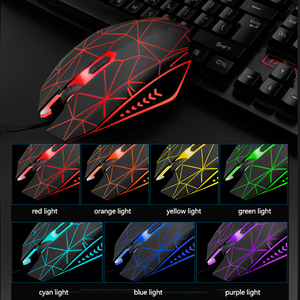 Juego de teclado y mouse para juegos Juego de cuatro piezas Usb Computadora portátil Juego de teclado y mouse retroiluminado con cable - Product Image 5