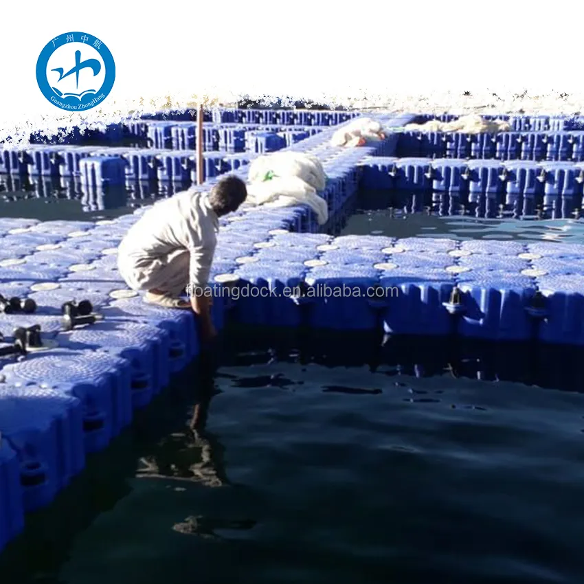 Gaiola de agricultura de peixes, gaiola de montagem fácil modular para fazenda peixes