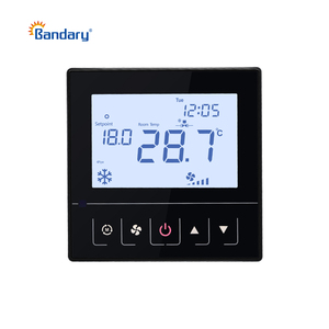 Smart Lcd Touch Digital RS485 Modbus HVAC Fan Coil Programable Inalámbrico Habitación Termostato Control de temperatura para aire acondicionado - Product Image 4